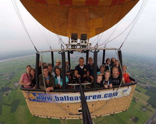 Ballonvaart vanaf Amersfoort naar Nijkerk met BAS Ballon
